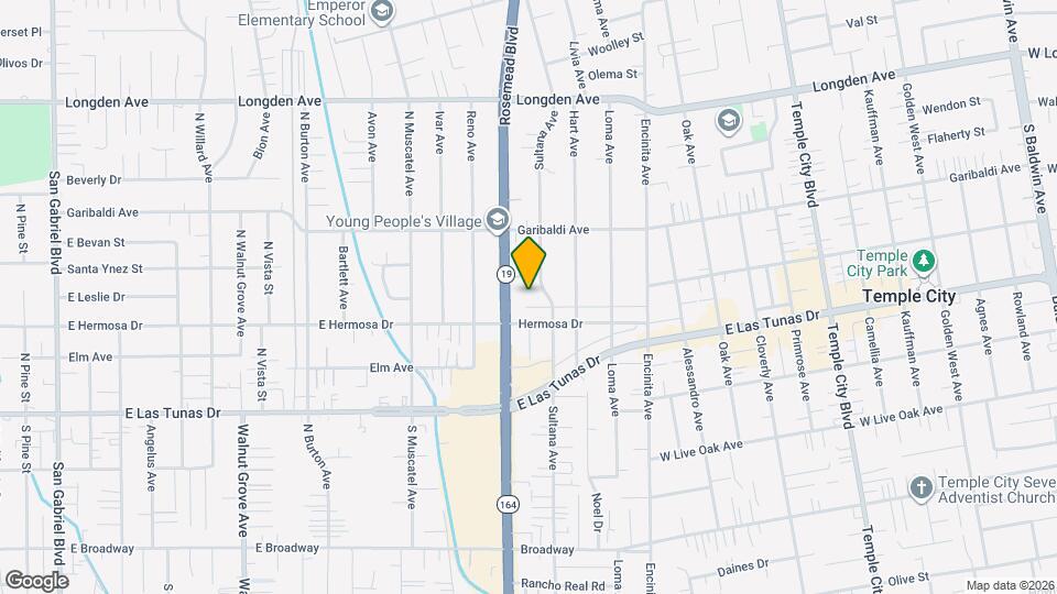 5937 Sultana Ave Mapa y Detalles de la Ubicación