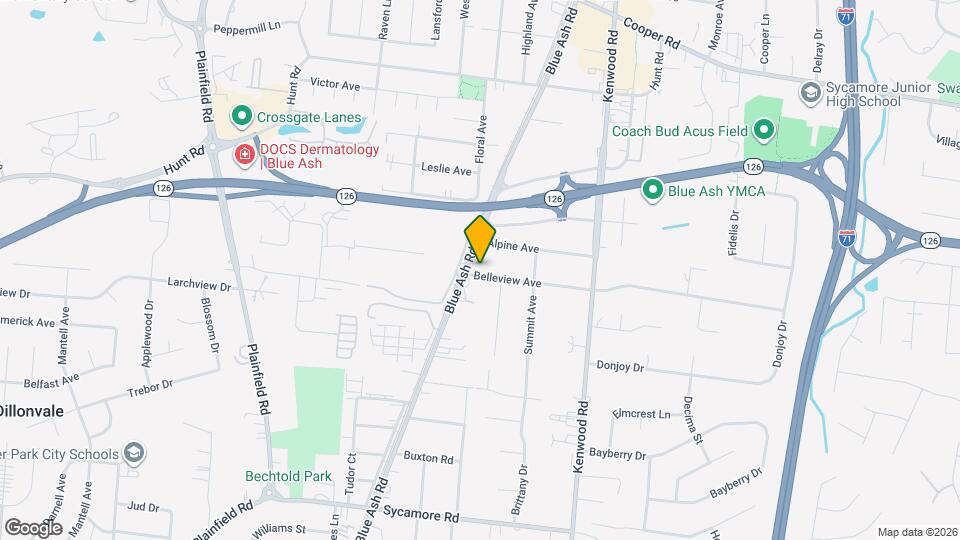 4610 Belleview Ave, Unit 4B Map and Location Details