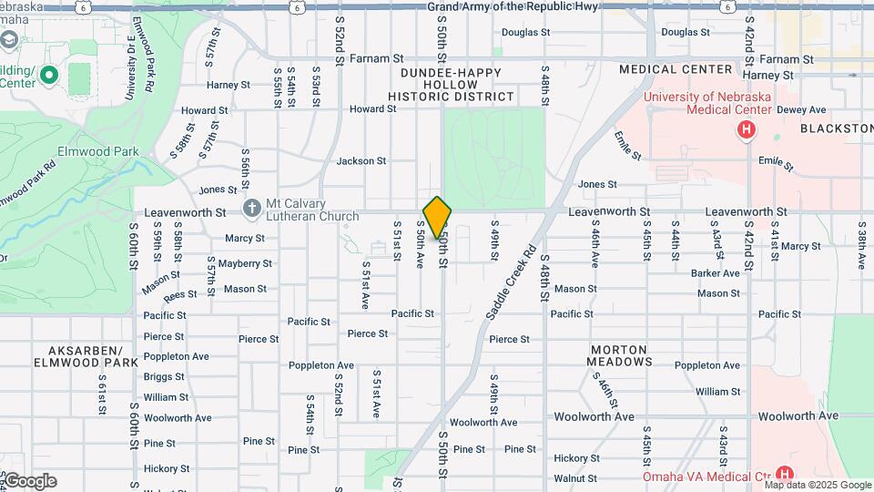 830 S 50th St Map and Location Details