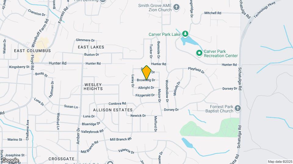6308 Browning Dr, Unit BR Map and Location Details
