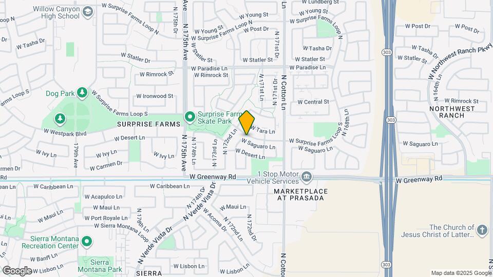 17230 W Saguaro Ln Map and Location Details