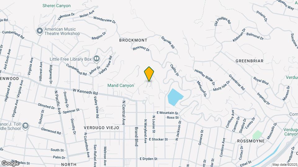 1624 Glenmont Dr Map and Location Details
