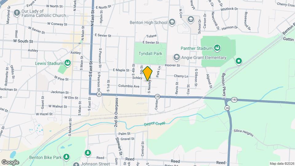 820 Columbia Ave Map and Location Details