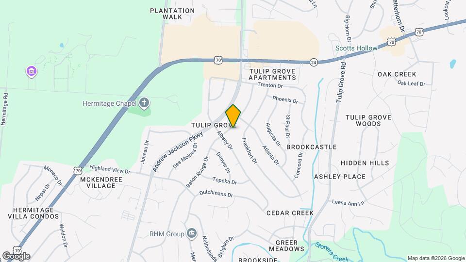 4509 Baton Rouge Dr Mapa y Detalles de la Ubicación