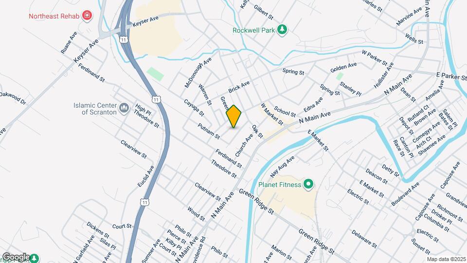 1721 N Sumner Ave Map and Location Details