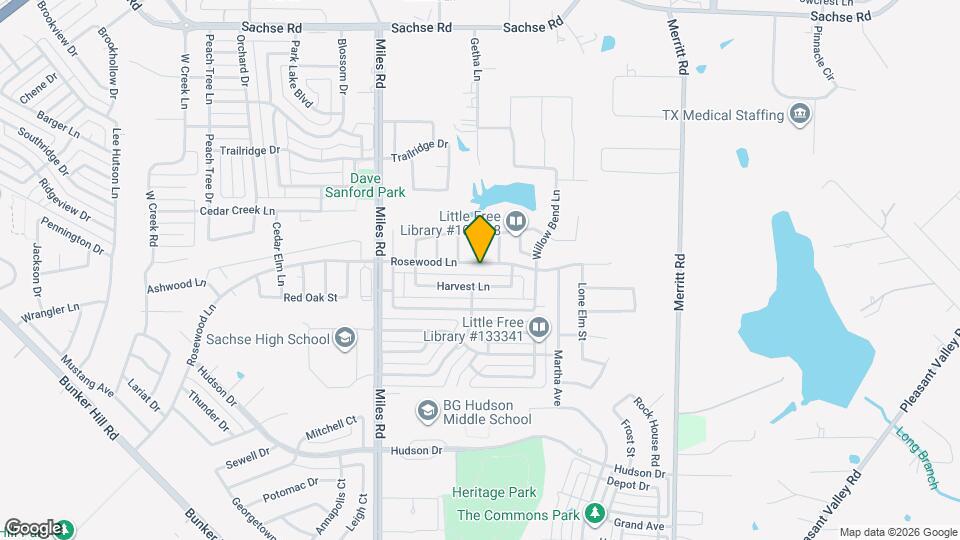 4606 Rosewood Ln Map and Location Details