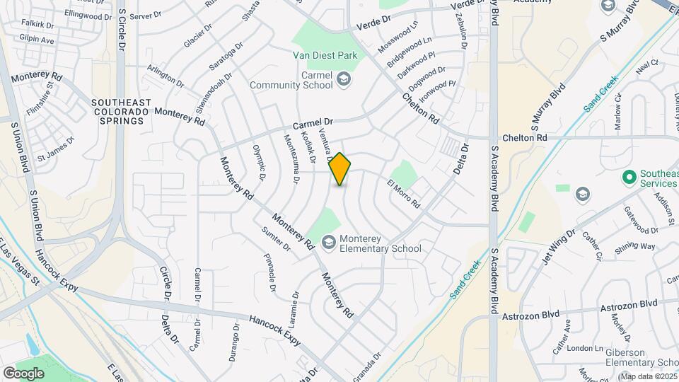 2068 Fernwood Dr Mapa y Detalles de la Ubicación
