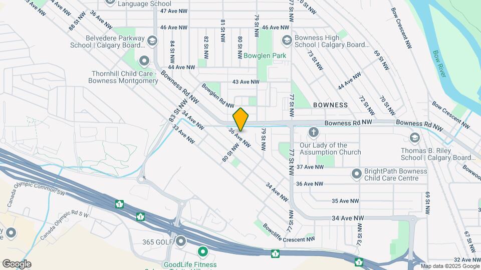 8107 36 Av NW Map and Location Details
