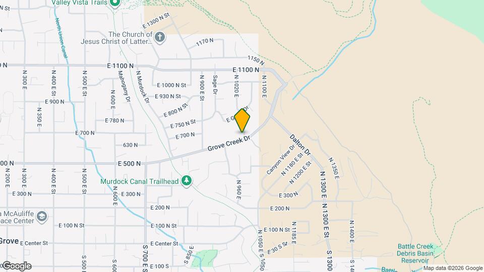 697 N 1020 E Map and Location Details