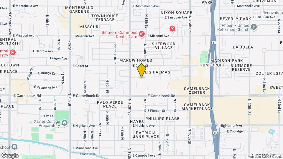 1241 E Medlock Dr-Unit -113 Map and Location Details