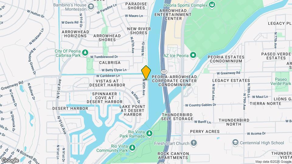 15317 N 85th Ave Mapa y Detalles de la Ubicación