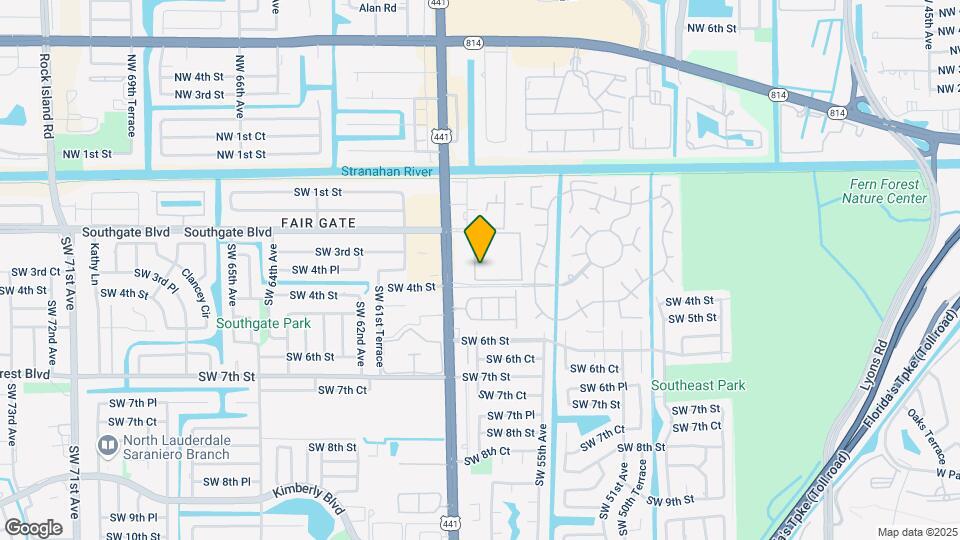 5680 SW 3rd Pl, Unit 103 Mapa y Detalles de la Ubicación