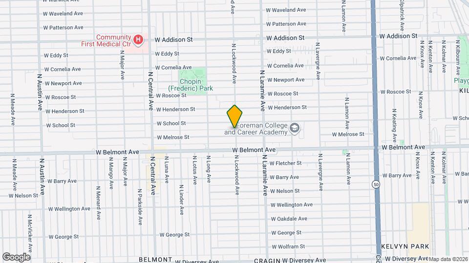 3235 N Lockwood Ave, Unit 1 Map and Location Details