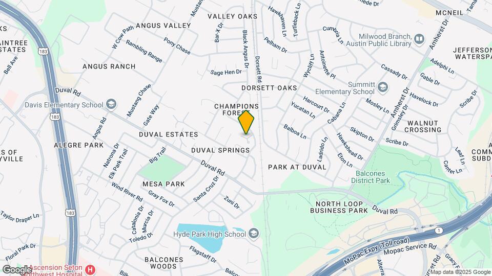 4501 Whispering Valley Dr Map and Location Details