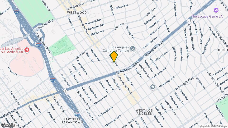 1737 Glendon Ave Mapa y Detalles de la Ubicación