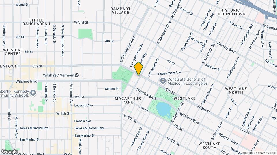 603 S Rampart Blvd Map and Location Details