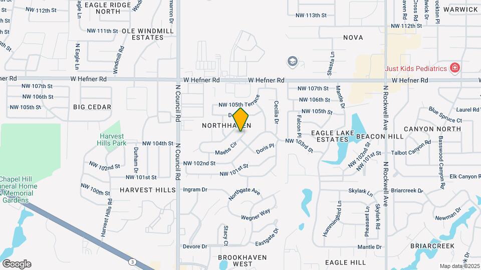 7613 Maehs Cir Map and Location Details