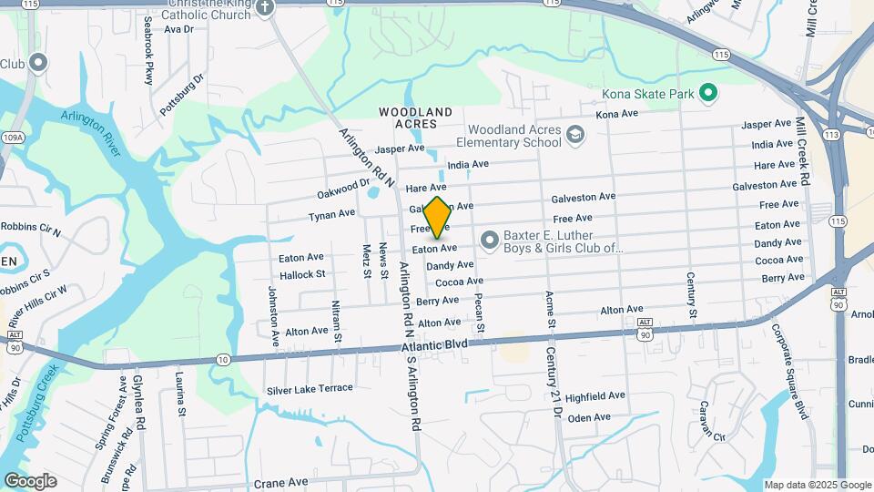 7617 Eaton Ave Map and Location Details