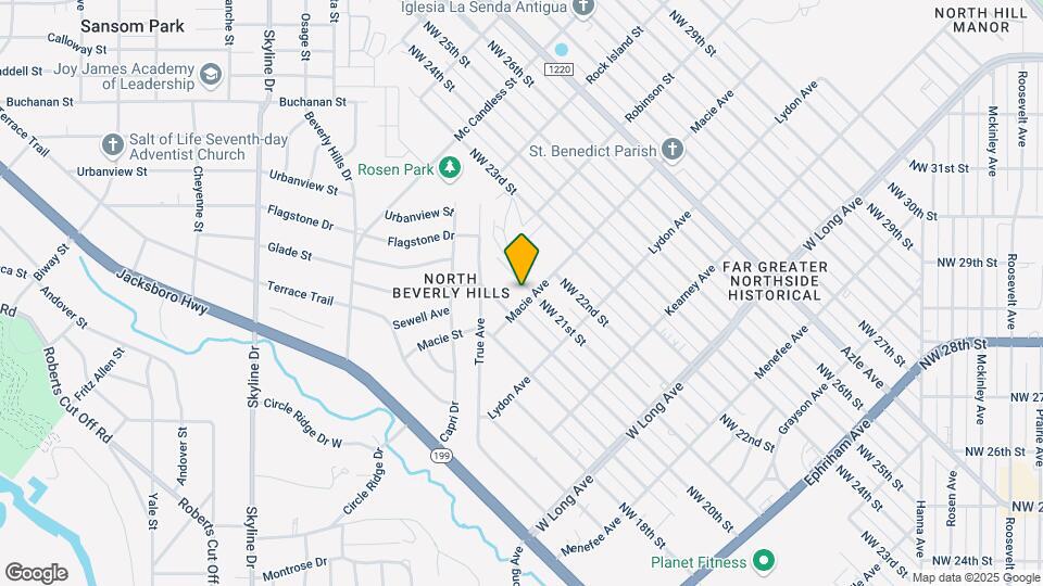 3003 NW 21st St Map and Location Details