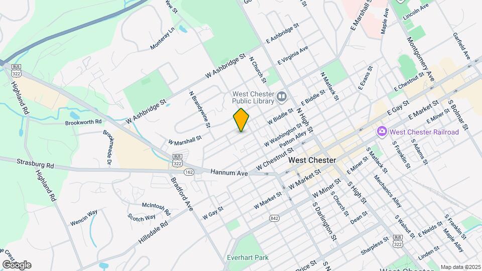 321 W Biddle St, Unit 2 Map and Location Details