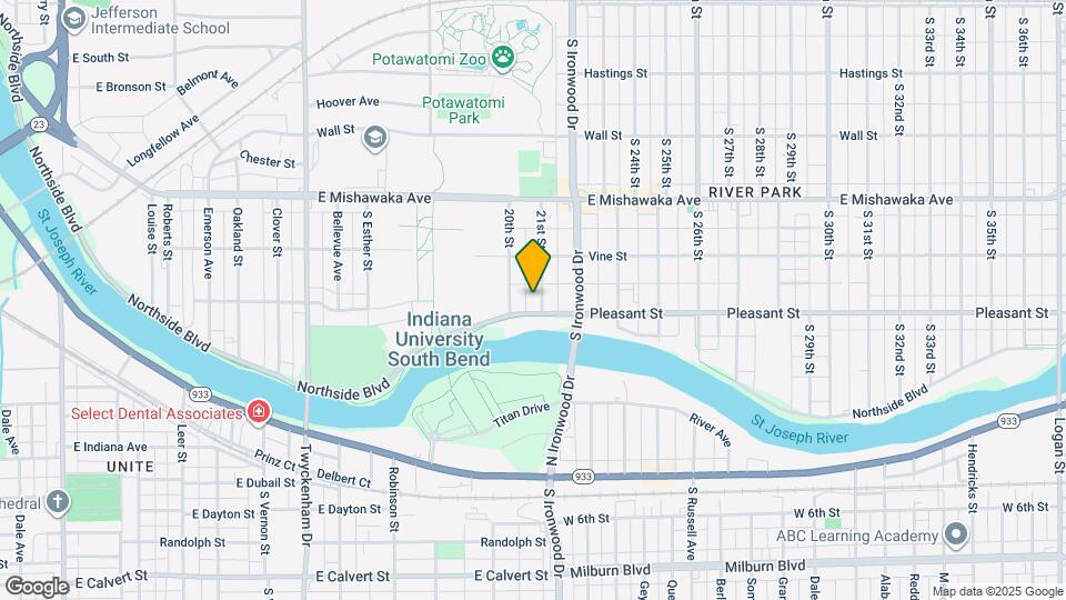 1113 21st St Map and Location Details