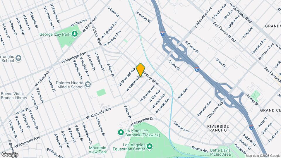 320 W Valencia Ave Mapa y Detalles de la Ubicación