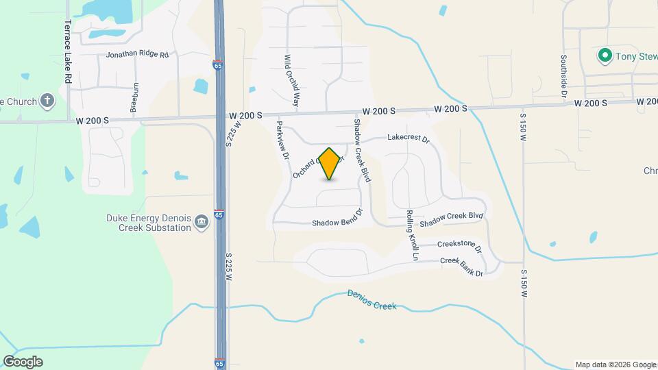 2386 Meadow Bend Dr Map and Location Details