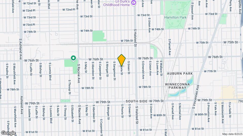 7654 S Peoria St Map and Location Details