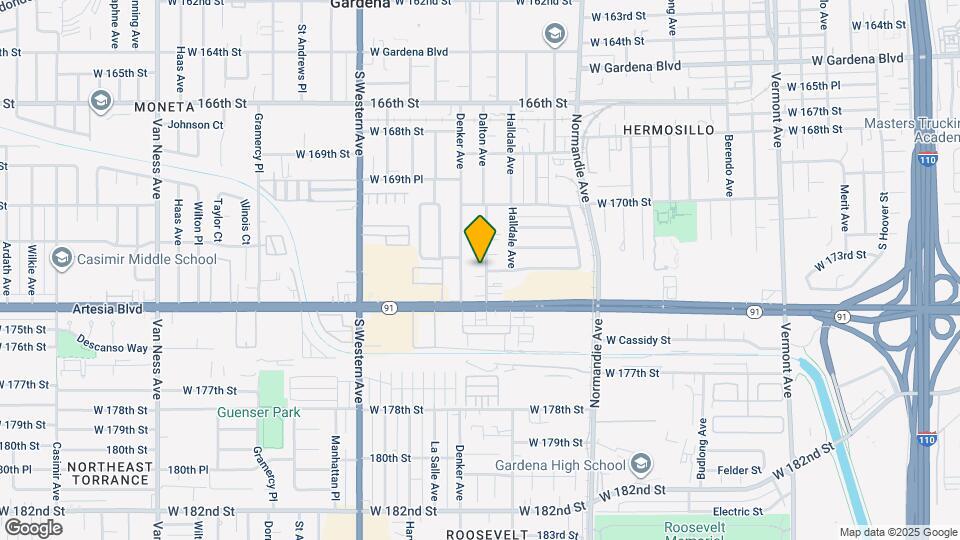 17215 Dalton Ave Map and Location Details