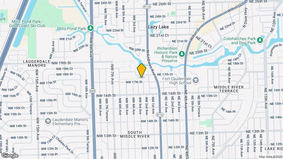 205 NW 17th St, Unit 1-2 Map and Location Details