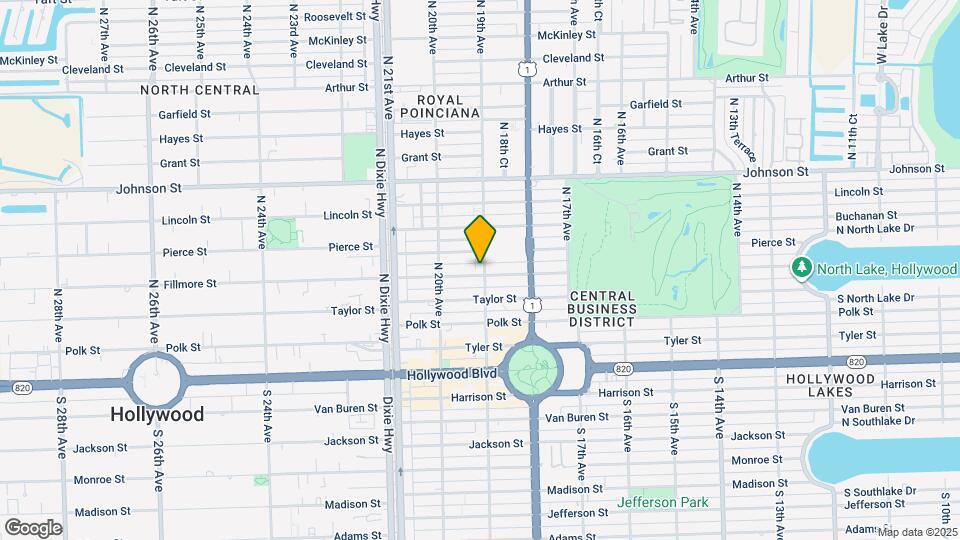 1901 Fillmore St Map and Location Details