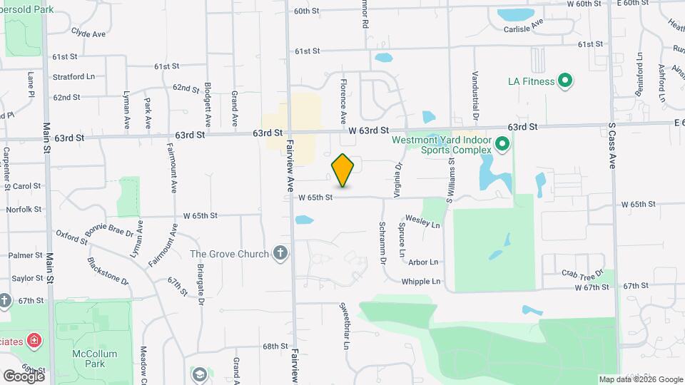 624 W 65th St Map and Location Details