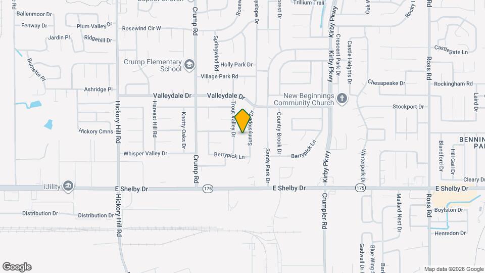 6233 Berry Hill Cove Map and Location Details