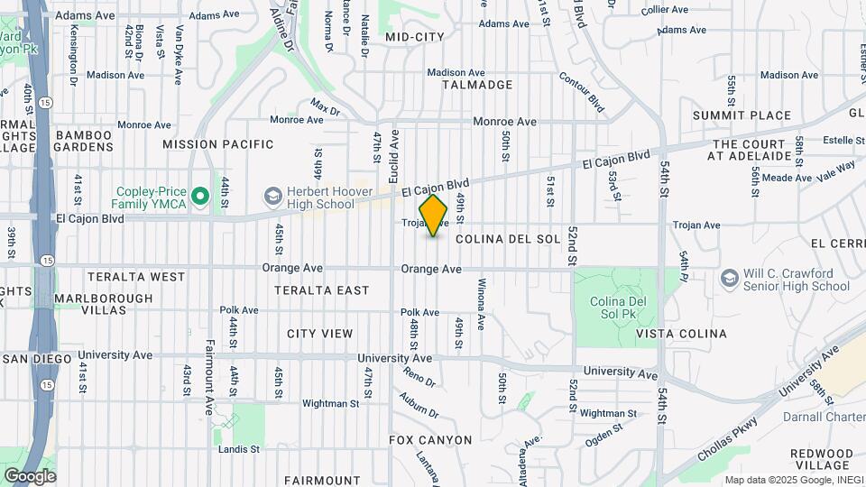 4254 Estrella Ave Mapa y Detalles de la Ubicación