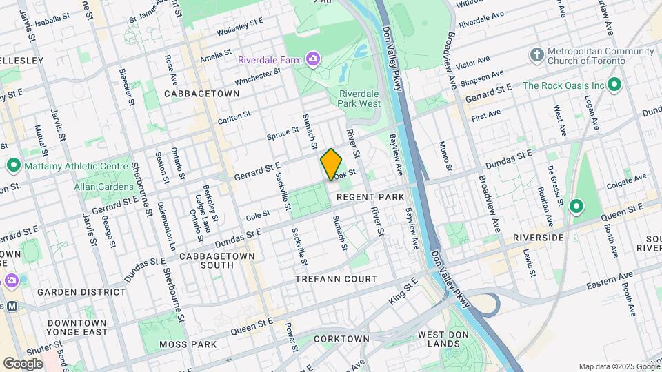 Regent Park Block 16 North Map and Location Details