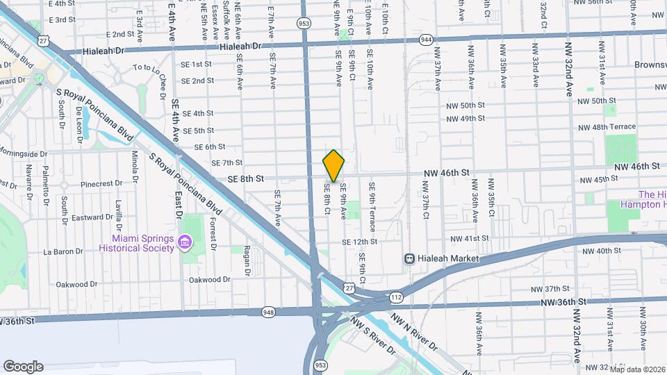 837 SE 8th Ct Map and Location Details