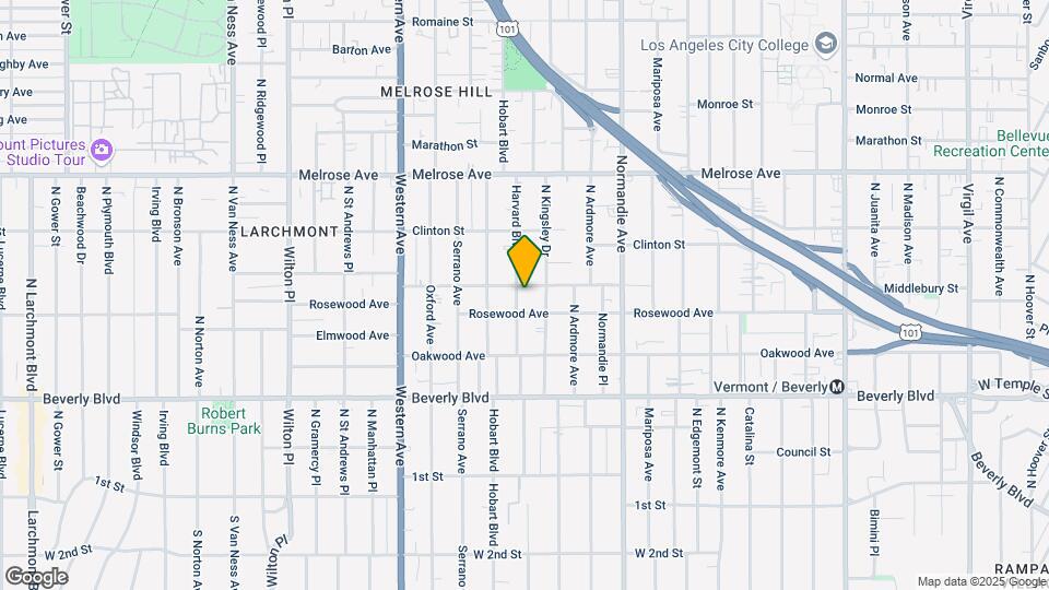 4572 Maplewood Ave Mapa y Detalles de la Ubicación