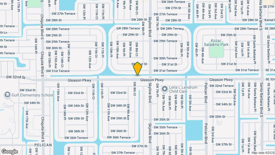 829 Gleason Pkwy Map and Location Details