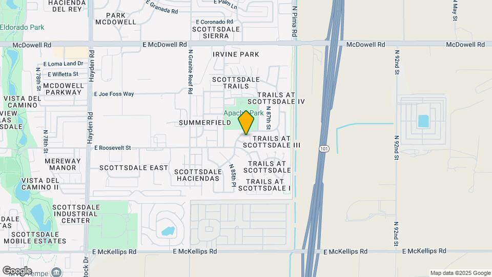 8616 E Diamond St Map and Location Details
