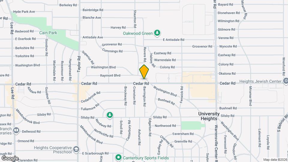 3718 Washington Blvd Map and Location Details