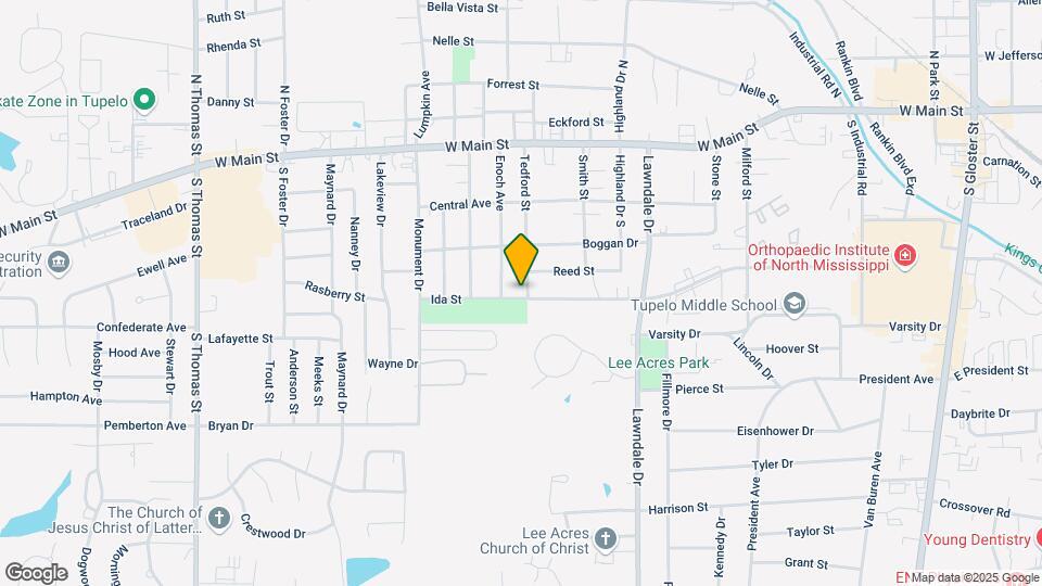 309 Tedford St Apt A., Unit 309 Tedford St Apt A Map and Location Details