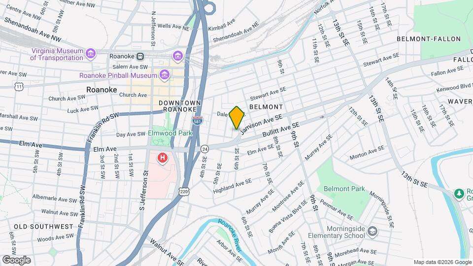 607 6th St SE Map and Location Details