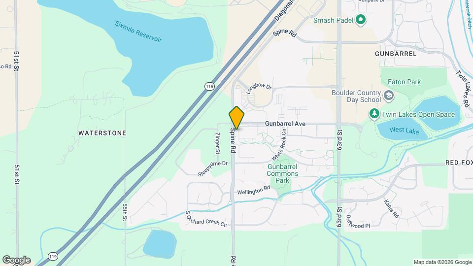 5910 Gunbarrel Ave, Unit E Mapa y Detalles de la Ubicación