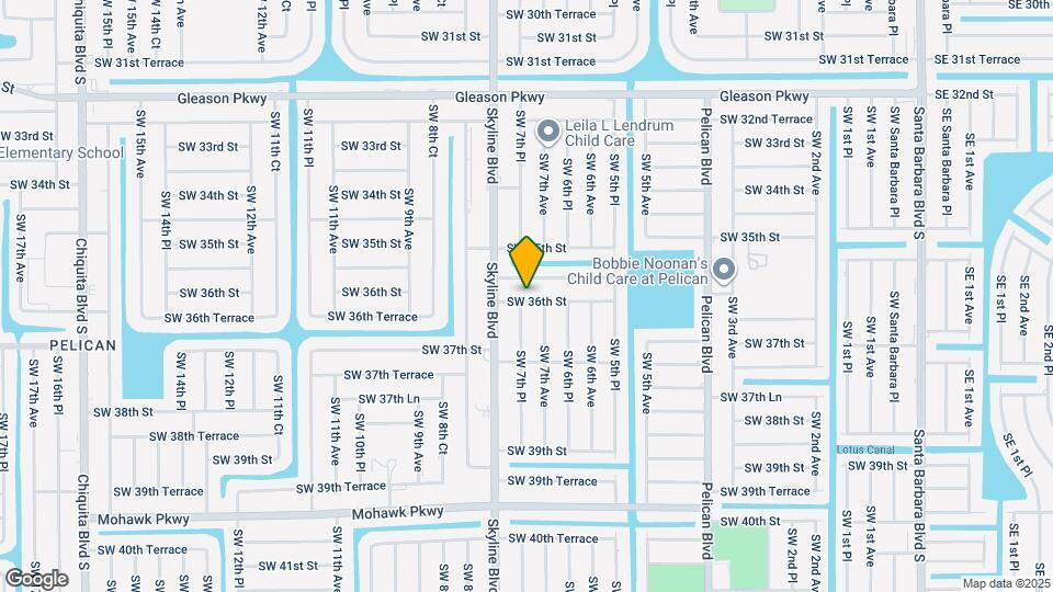 711 SW 36th St Map and Location Details