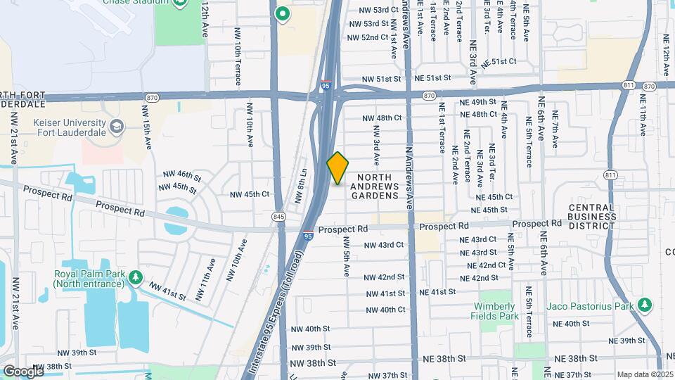 554 NW 46th St Map and Location Details