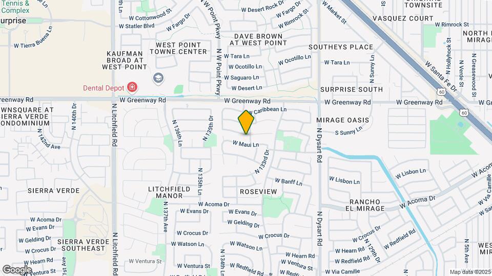 13413 W Port Au Prince Ln Map and Location Details