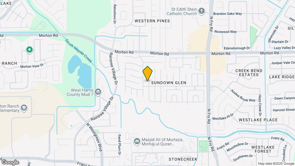 3009 Walnut Springs Dr Map and Location Details
