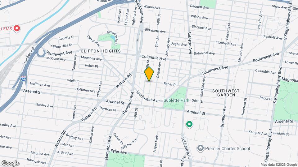 2734 59th St Mapa y Detalles de la Ubicación