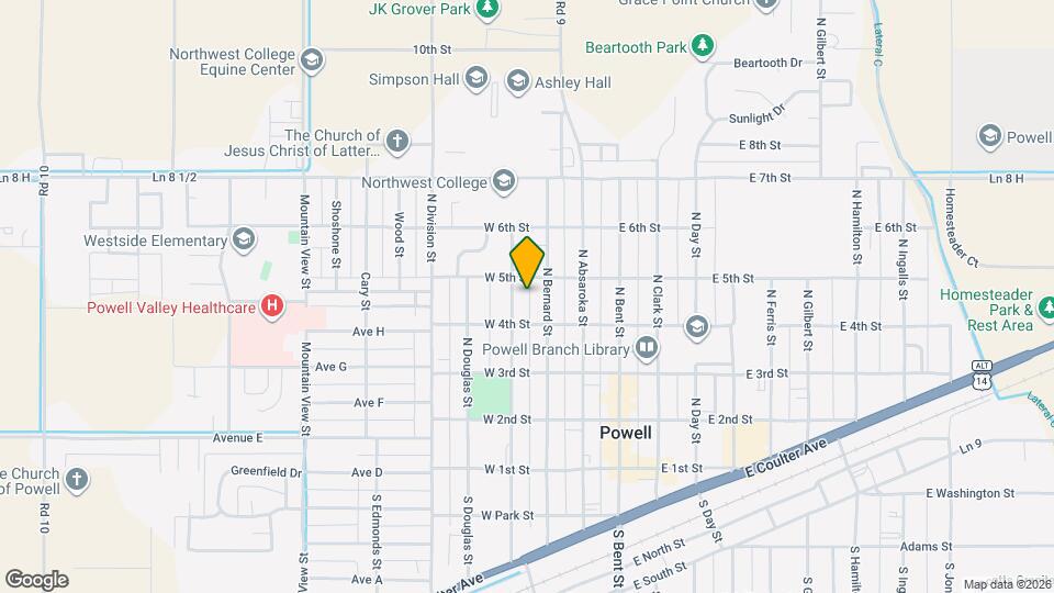 443 N Cheyenne St Map and Location Details