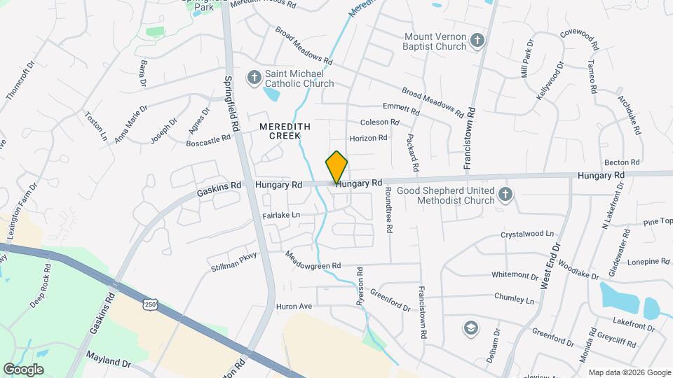 9429 Greenhill Ct Map and Location Details